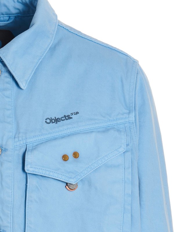 The Best Shops OBJECTS IV LIFE: Abrigos semilargos - Abrigo Midi - Azul Claro