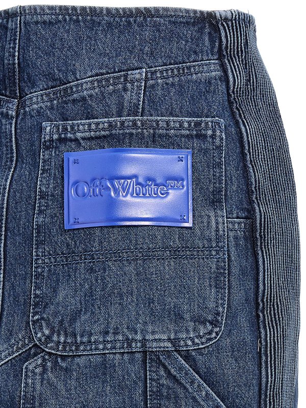 Minirock - Blau shop online: OFF-WHITE