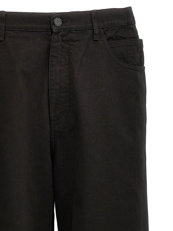 The Best Shops RAF SIMONS: ストレートジーンズ - ストレートジーンズ - 黒