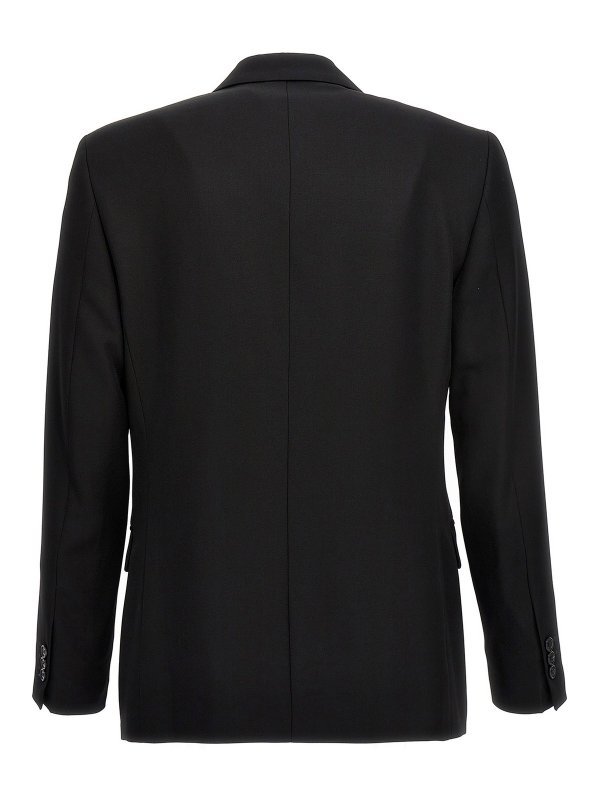 Raf Simons Double breast blazer jacket - Black - Men|231M5100099