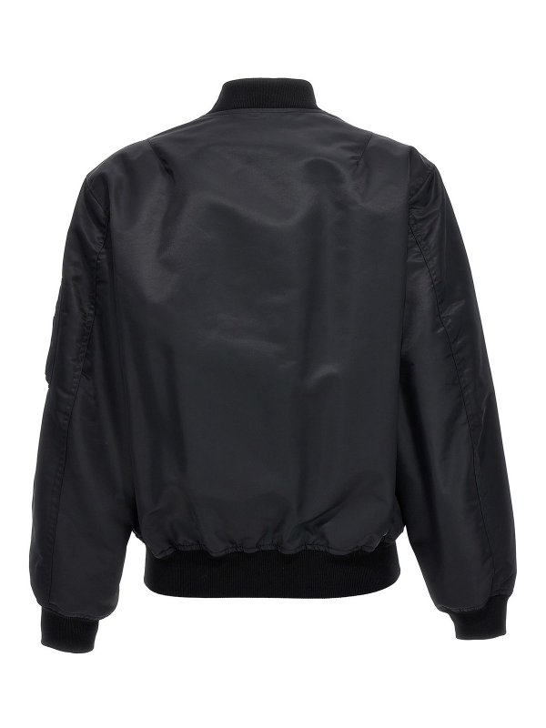 RAF SIMONS: bombers online - Logo patch bomber jacket