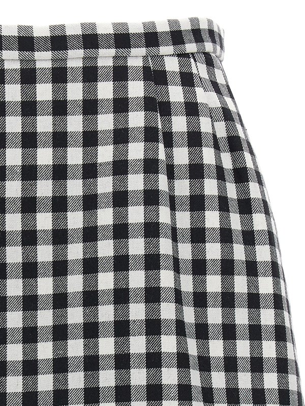 The Best Shops VALENTINO RED: Trousers Shorts - Vichy skort