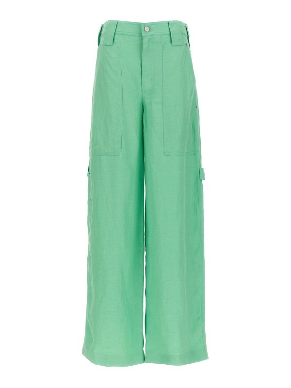 STELLA McCARTNEY: Pantalons casual - Pantalons Décontractés - Vert