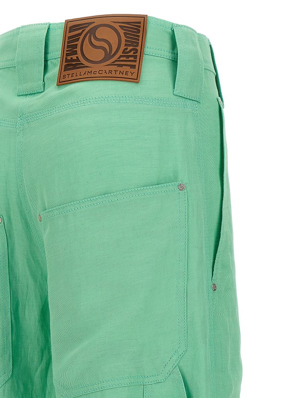 Pantalons Décontractés - Vert shop online: STELLA McCARTNEY