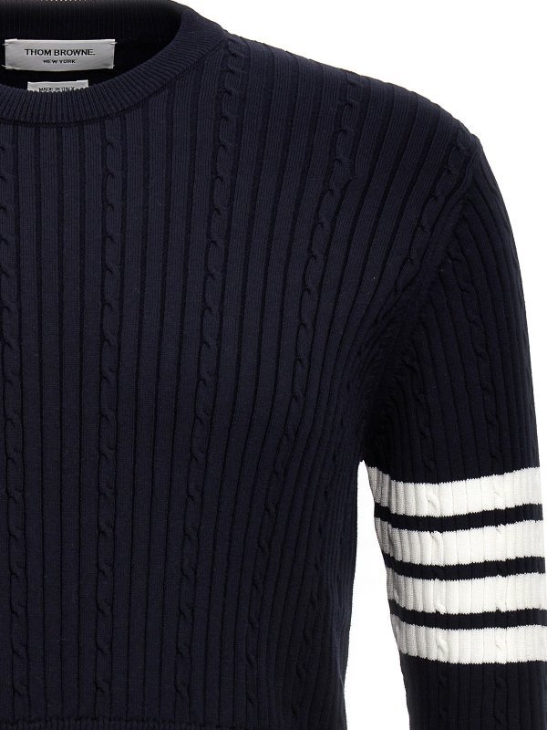 The Best Shops THOM BROWNE: crew necks - sweater