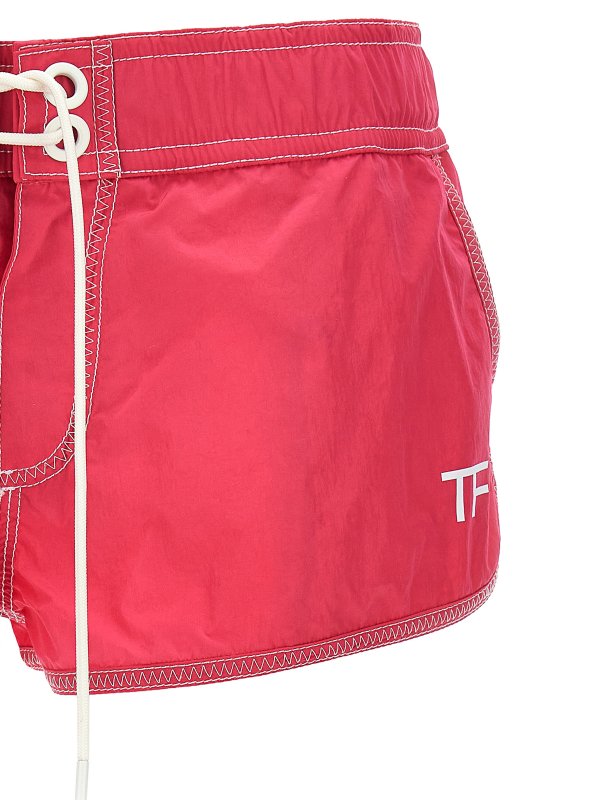 The Best Shops TOM FORD: Trousers Shorts - Logo nylon shorts