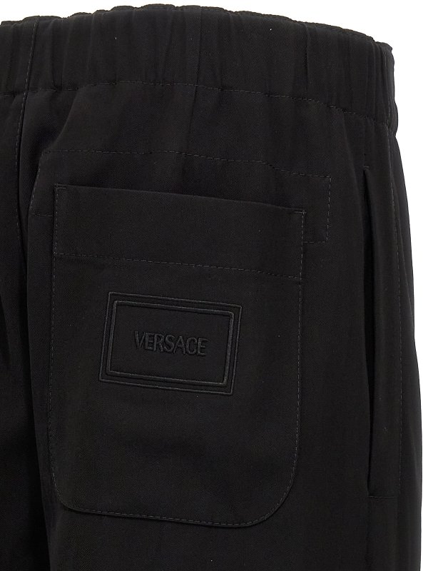 Twill pants shop online: VERSACE