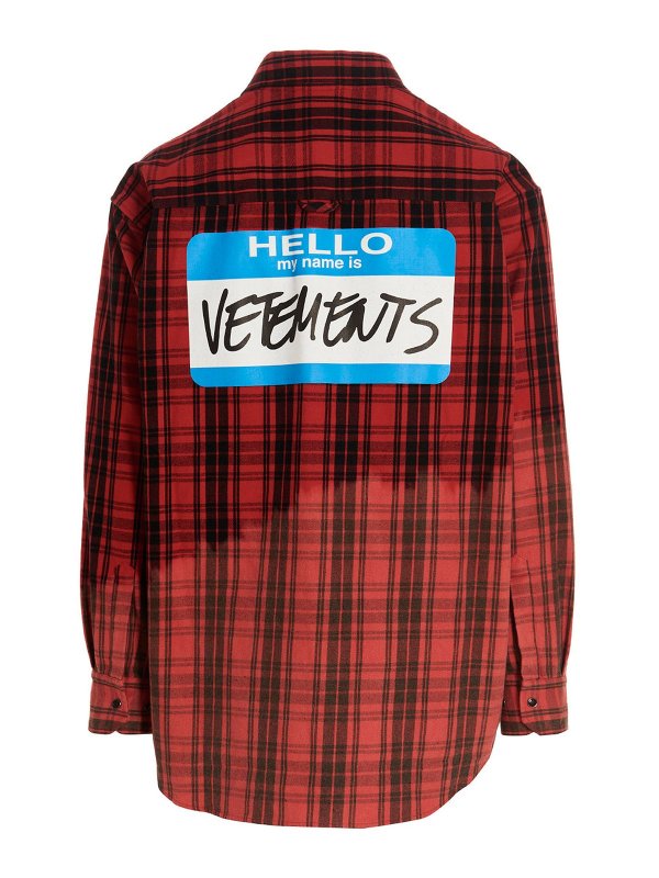 VETEMENTS: Hemden online - Hemd - Rot