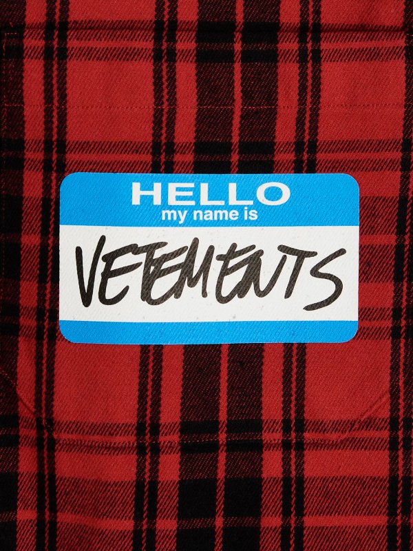 Hemd - Rot shop online: VETEMENTS