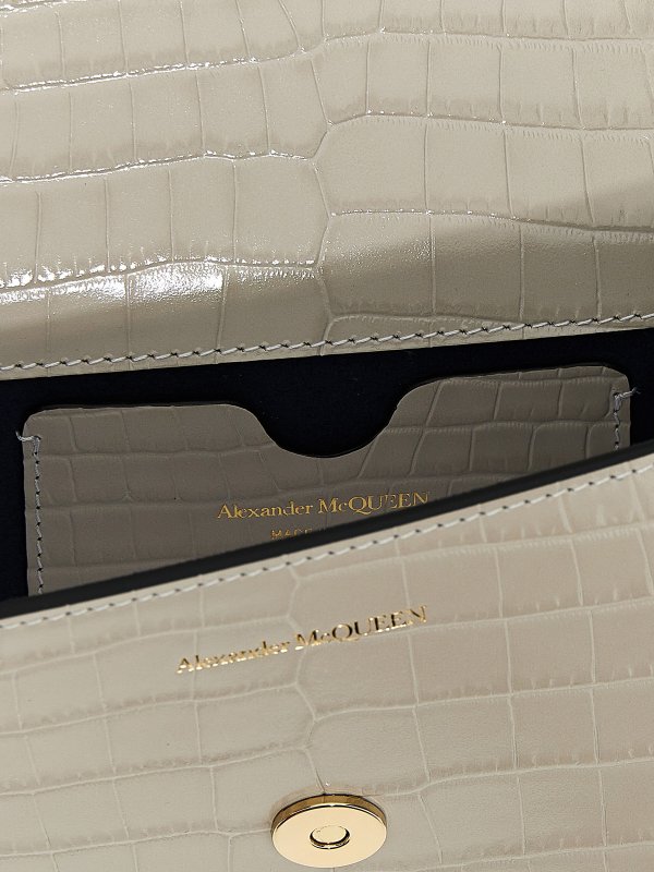 クロスボディバッグ - グレー shop online: ALEXANDER MCQUEEN