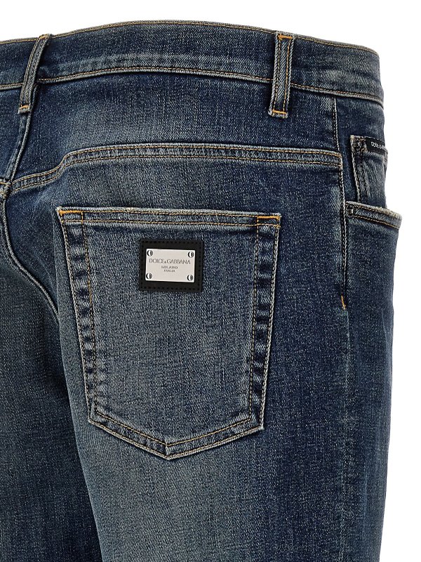 Vaqueros Rectos - Azul shop online: DOLCE & GABBANA