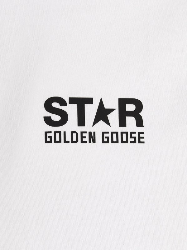 Tシャツ - 白 shop online: GOLDEN GOOSE
