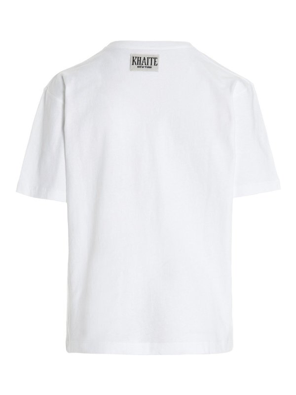 KHAITE: Camisetas online - Camiseta - Blanco