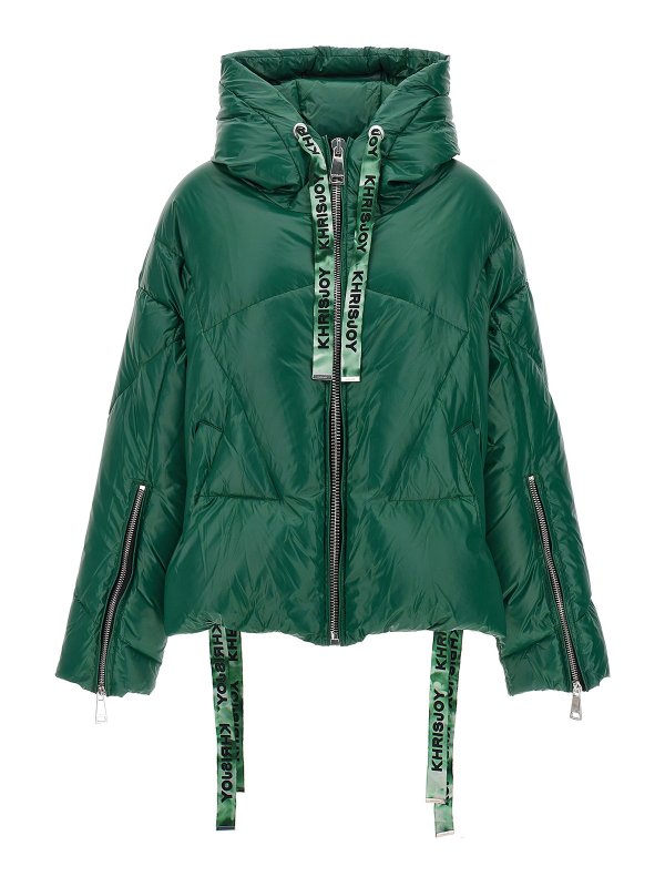 KHRISJOY: ダウン・ハイテクジャケット - ダウンジャケット - 緑