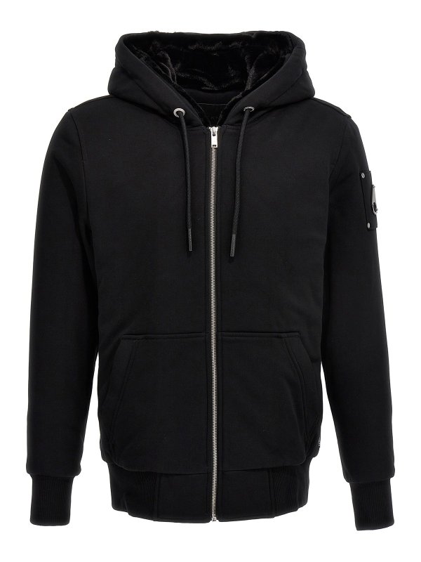 MOOSE KNUCKLES: Felpe e maglie - classica felpa con cappuccio coniglietto