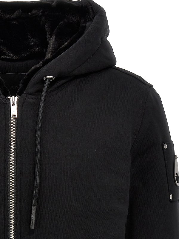 classica felpa con cappuccio coniglietto shop online: MOOSE KNUCKLES