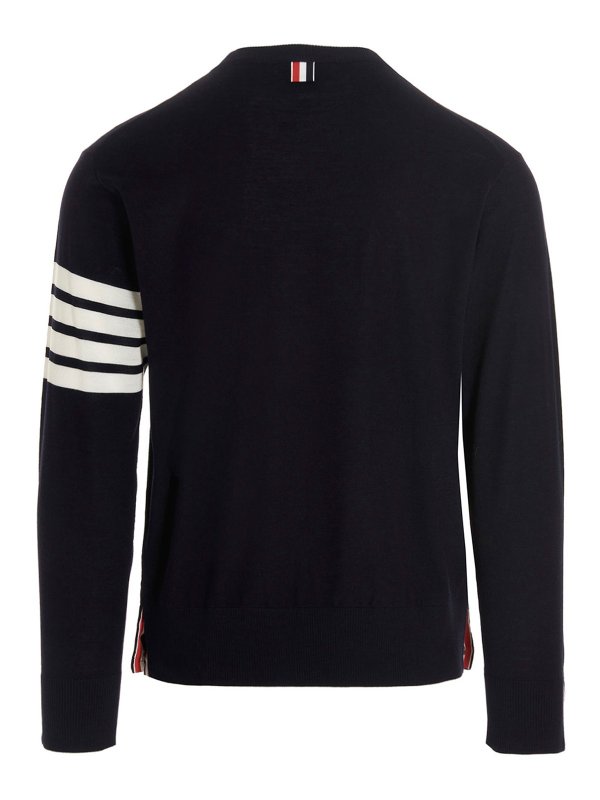 THOM BROWNE: クルーネック online - クルーネック - ブルー