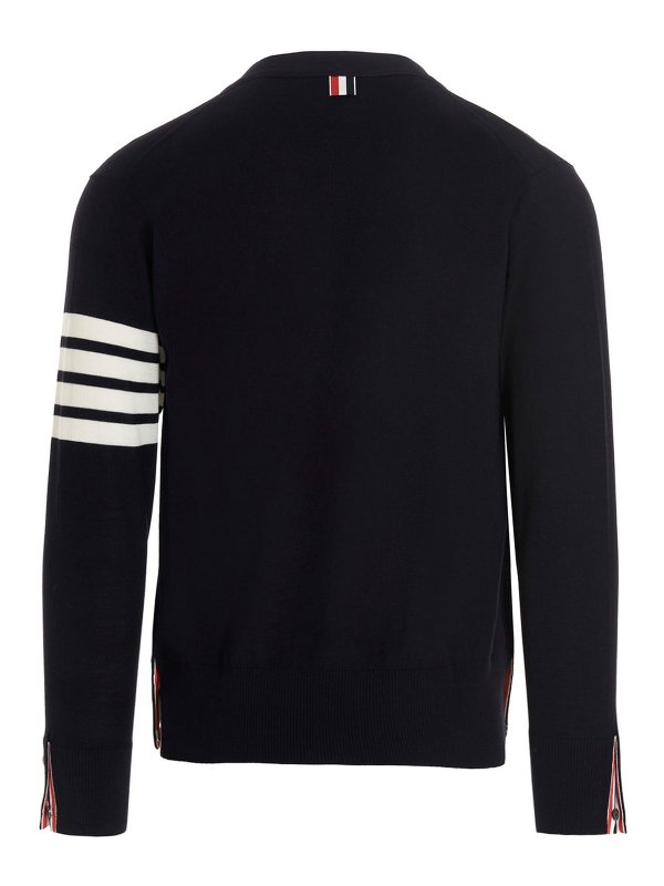 THOM BROWNE: cardigans online - Merino wool cardigan