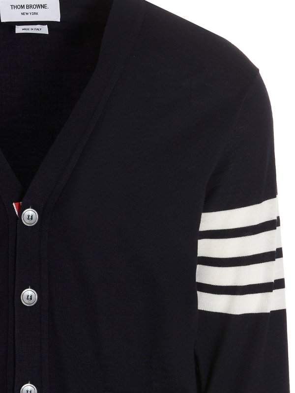 The Best Shops THOM BROWNE: cardigans - Merino wool cardigan