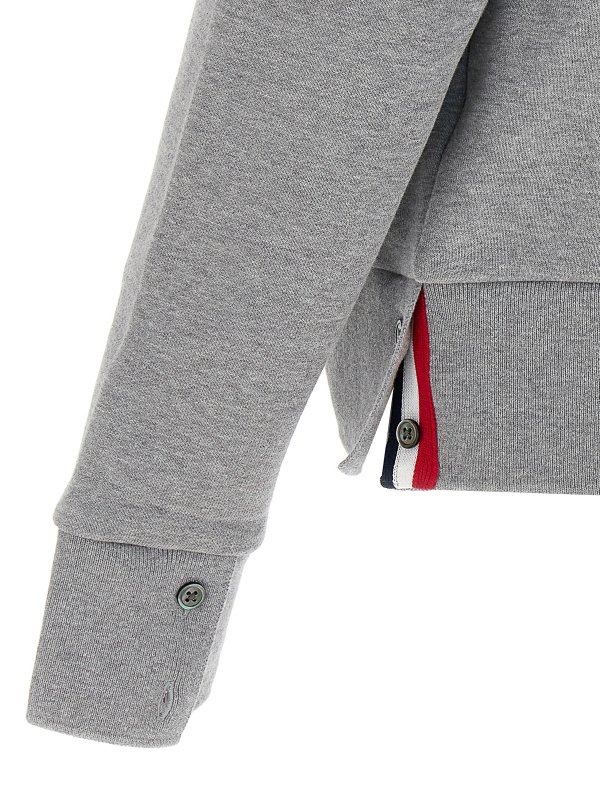 Cardigan - Gris shop online: THOM BROWNE