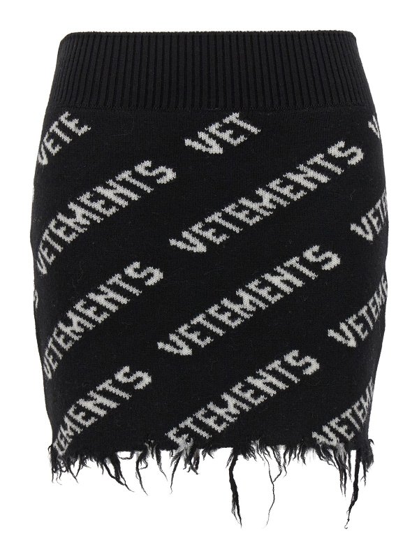 VETEMENTS: Knielange und Midi Röcke - Midirock - Weiß