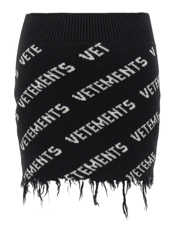 VETEMENTS: Knielange und Midi Röcke online - Midirock - Weiß