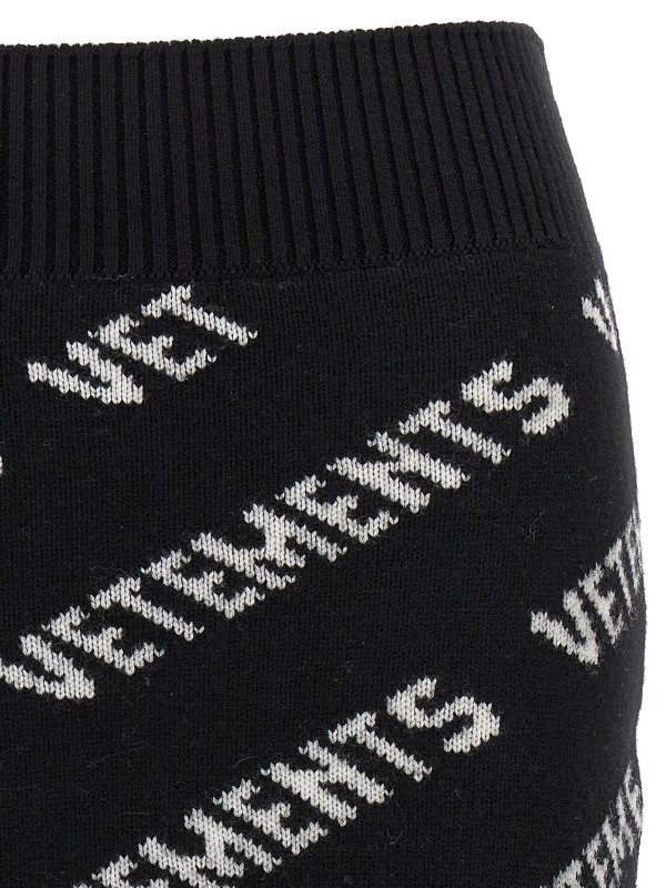 The Best Shops VETEMENTS: Knielange und Midi Röcke - Midirock - Weiß
