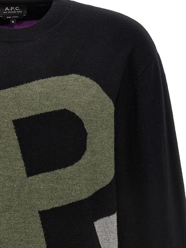 The Best Shops A.P.C.: crew necks - Logo sweater