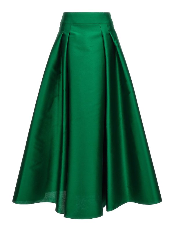 ALBERTA FERRETTI: Knee length skirts & Midi - mikado skirt
