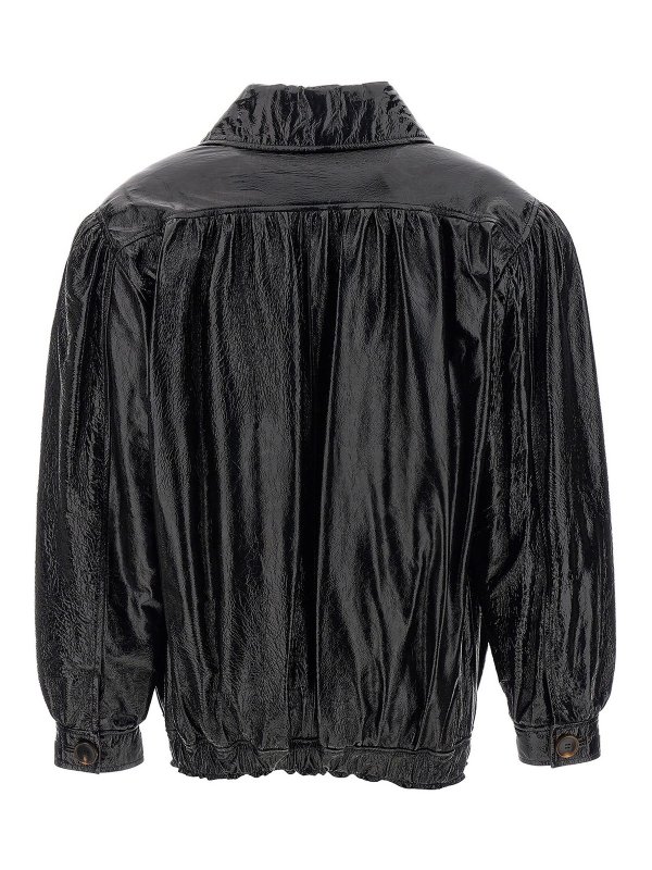 ALESSANDRA RICH: bombers online - Leather bomber jacket