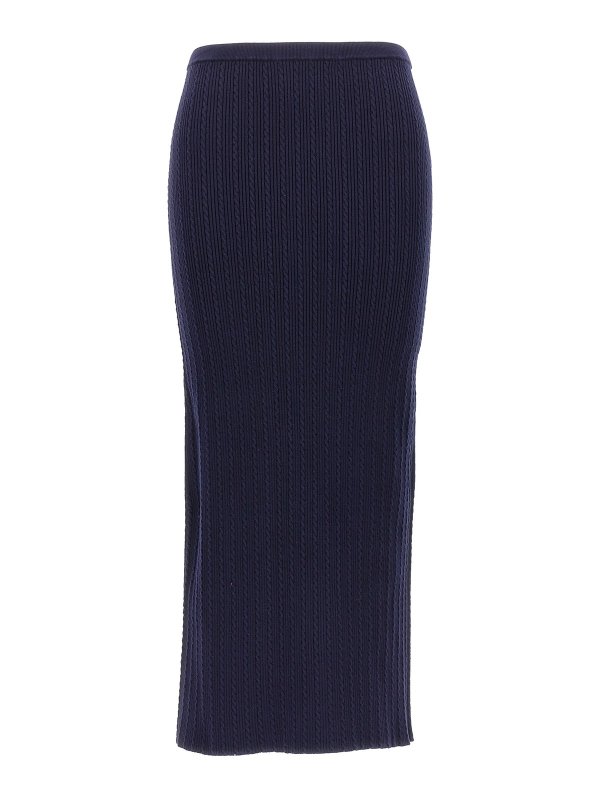 ALESSANDRA RICH: Jupes midi et au genou - Jupe Midi - Bleu