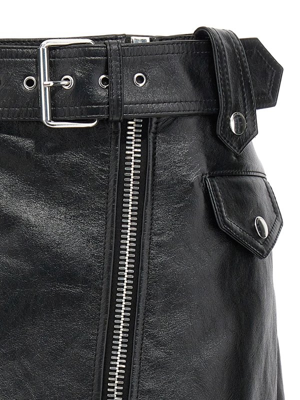 The Best Shops ALEXANDER MCQUEEN: Knielange und Midi Röcke - Midirock - Schwarz