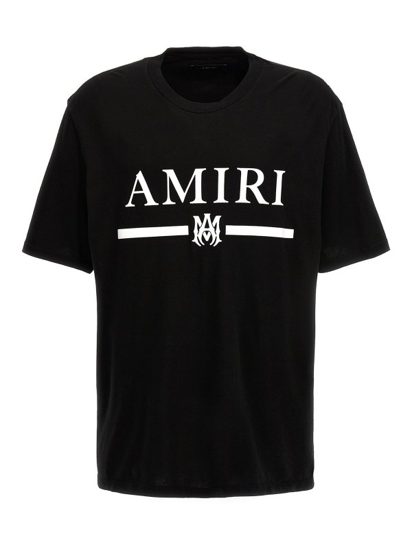 Amiri T-shirt ma bar logo - Black - Men|PXMJL001001 | thebs.com