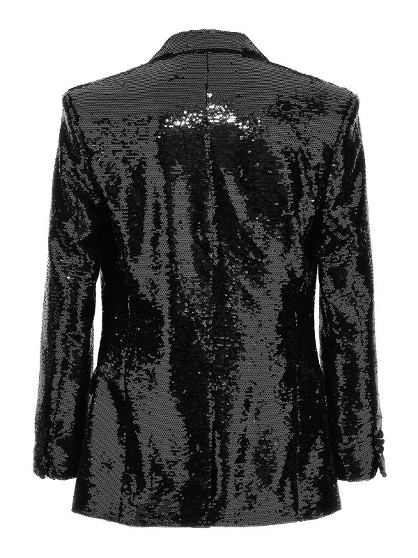 Balmain: blazers online - Sequin blazer jacket