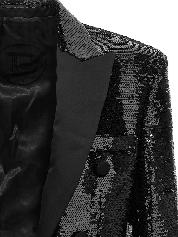 The Best Shops Balmain: blazers - Sequin blazer jacket
