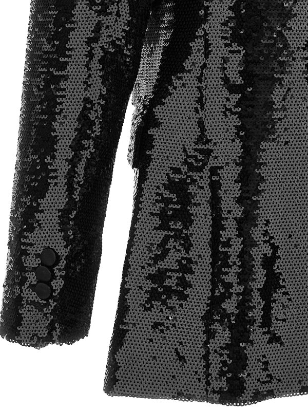 Sequin blazer jacket shop online: Balmain