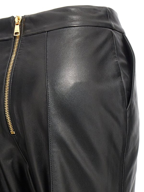 Leather pants shop online: Balmain