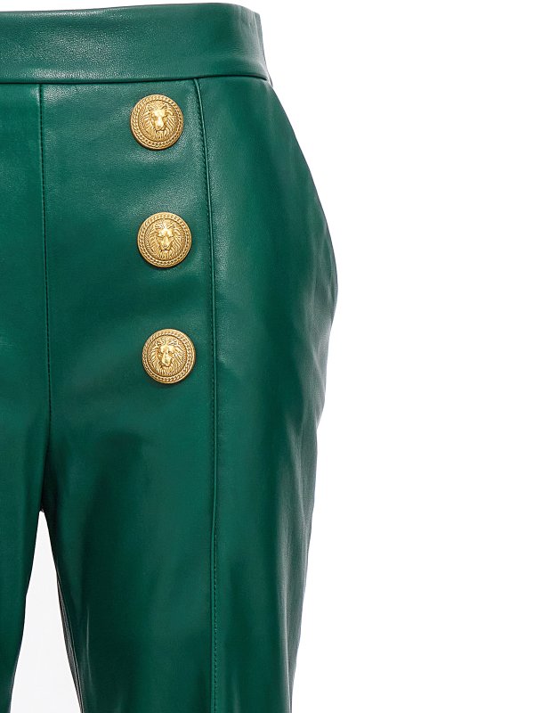 The Best Shops Balmain: Lederhosen - Lederhose - Grün