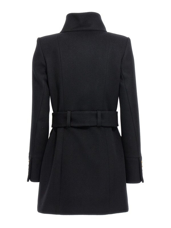 Balmain: ニーレングスコート online - 膝丈コート - 黒