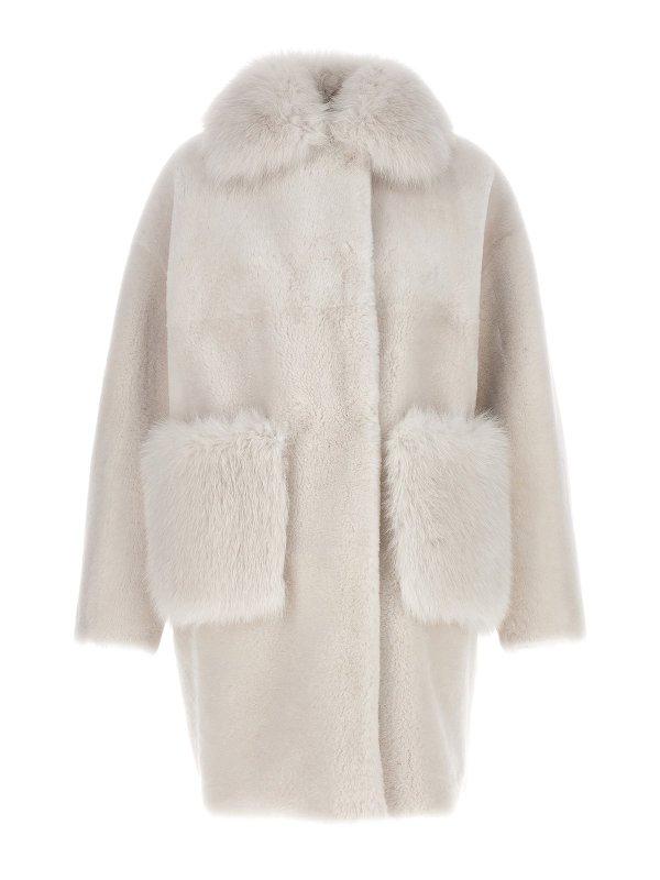 Blancha: Fur & Shearling Coats - Coat