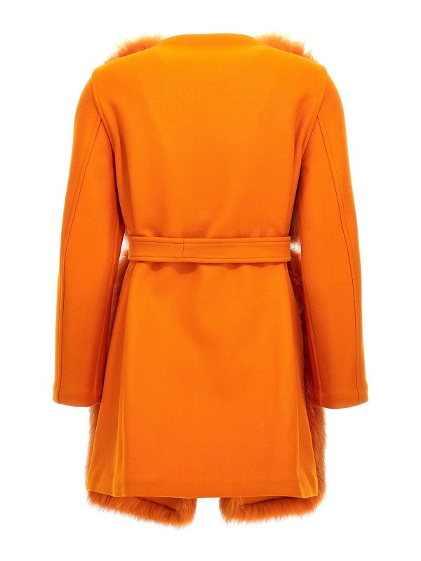 Blancha: ニーレングスコート online - 膝丈コート - オレンジ