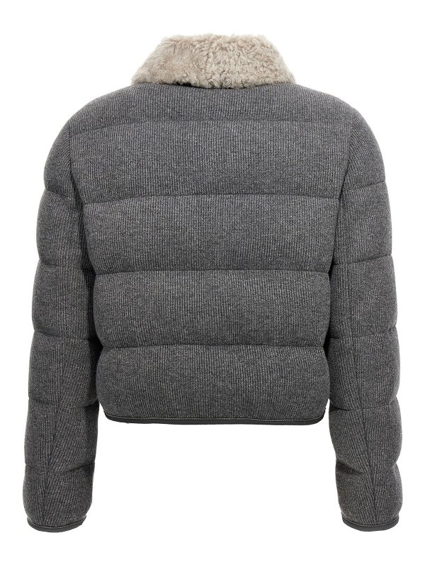 The Best Shops BRUNELLO CUCINELLI: padded jackets - Cashmere collared down jacket