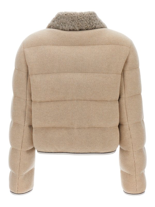 The Best Shops BRUNELLO CUCINELLI: padded jackets - Cashmere collared down jacket