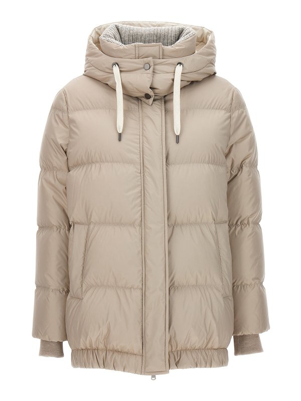 BRUNELLO CUCINELLI: padded jackets - Nylon down jacket