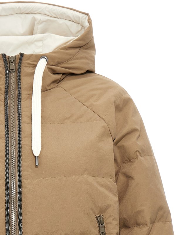 The Best Shops BRUNELLO CUCINELLI: padded jackets - Monile hooded down jacket