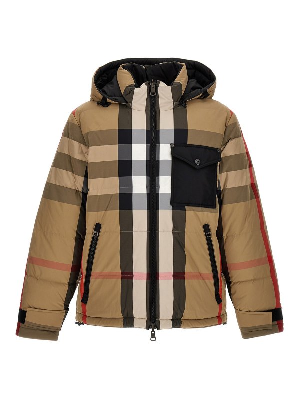 BURBERRY: padded jackets - Rutland reversible down jacket