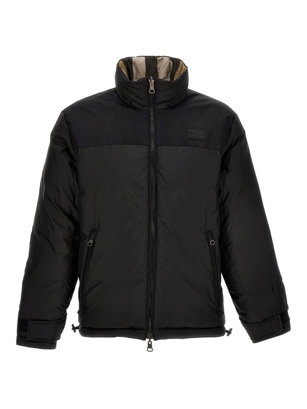 BURBERRY: padded jackets online - Rutland reversible down jacket