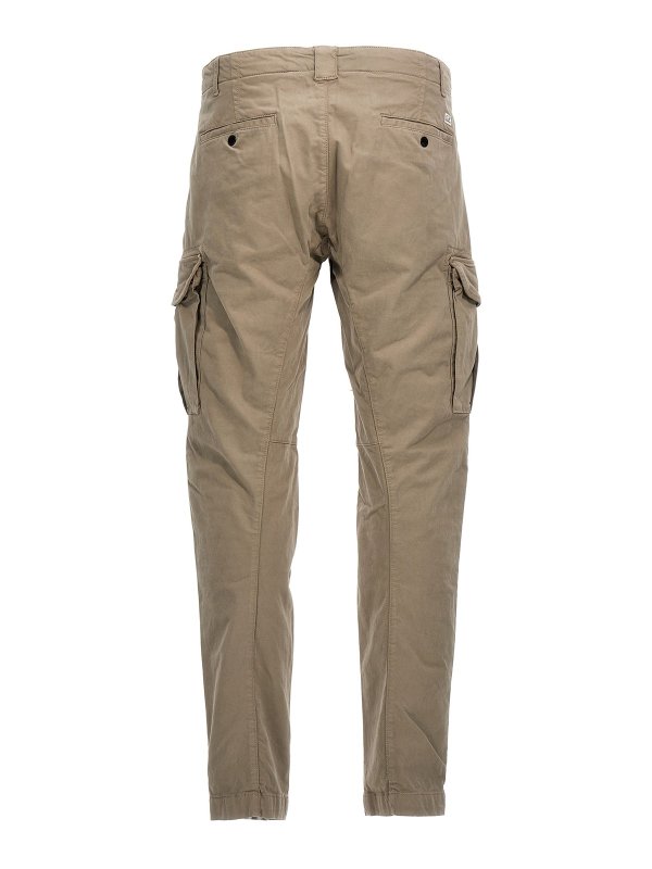C.P. COMPANY: casual trousers online - Logo badge cargo pants