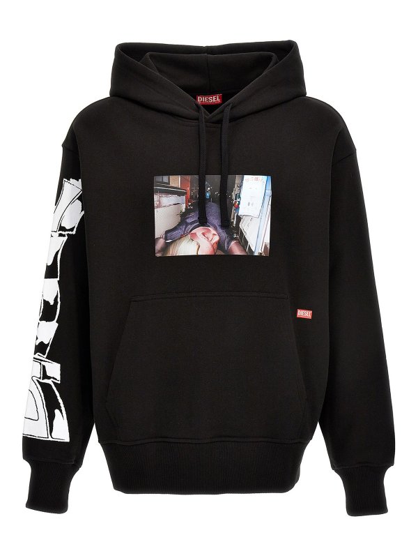 DIESEL: Sweatshirts & Sweaters - Macs hood hoodie