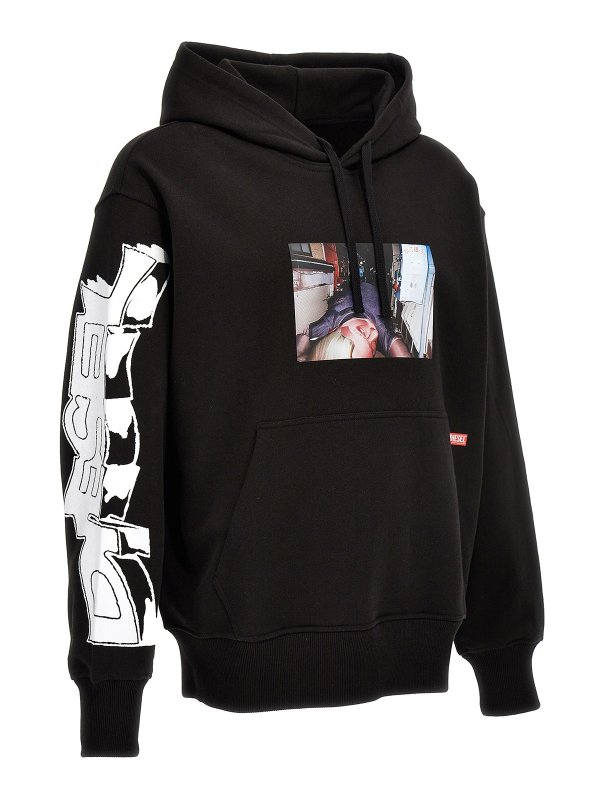 The Best Shops DIESEL: Sweatshirts & Sweaters - Macs hood hoodie